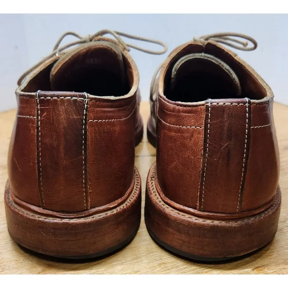 Allen Edmonds Bruce bicycle toe dress shoes, brown, men's US 11 3E EUC‎